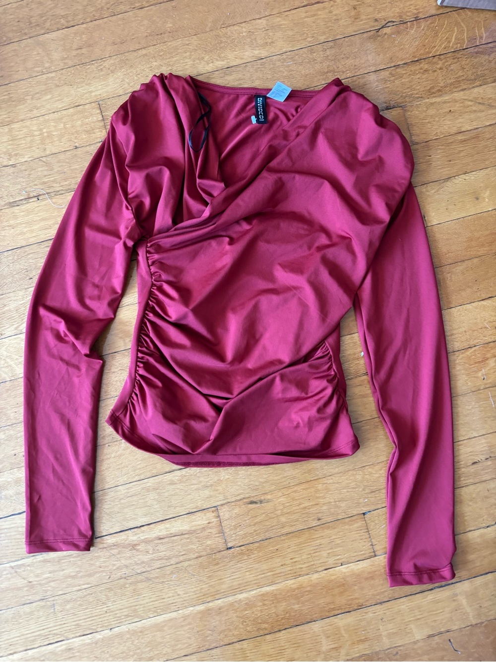 H&M Women's Long Sleeve Wrap-Style Top